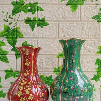 BÌNH HOA HỌA TIẾT TỨ QUÝ
